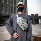 Harajuku Ladies Chest Bag Embroidery Crossbody Pouch