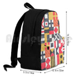 Vintage Outdoor Hiking Backpack Maritime Flags