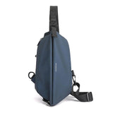 Men Sling Chest Bag Single Shoulder Backpack Waterproof Nylon 3 Zipper Pocket