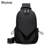 Men Canvas Chest Bag Messenger Bag Crossbody Bag Casual Single Anti Theft