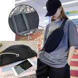 Women's Large Capacity Fanny Pack One Shoulder Messenger Bag
