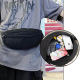 Women's Large Capacity Fanny Pack One Shoulder Messenger Bag