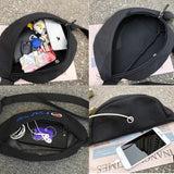 Women's Large Capacity Fanny Pack One Shoulder Messenger Bag