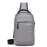 Men's Small Chest Bag Sling Crossbody School Hobos Bag