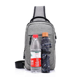 Men's Small Chest Bag Sling Crossbody School Hobos Bag