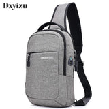 Men's Small Chest Bag Sling Crossbody School Hobos Bag