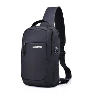 Men's Small Chest Bag Sling Crossbody School Hobos Bag