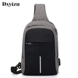 Men's Messenger Chest Bag Single Shoulder Strap Pack