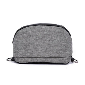 USB Charging Crossbody Bag Men Theftproof Leather Bag