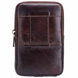 Men's Leather Cigarette Waist Bag Fanny Pack