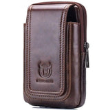 Men's Leather Cigarette Waist Bag Fanny Pack