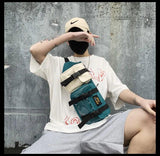 3-Piece PVC Fanny Pack Money Belt Bag for Men