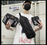 3-Piece PVC Fanny Pack Money Belt Bag for Men