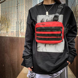 Men Chest Bag Tactical Hip-hop Vest Streetwear Waist Pack