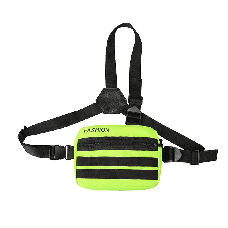 Men Chest Bag Tactical Hip-hop Vest Streetwear Waist Pack