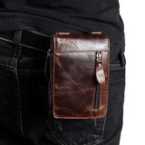 Leather Waist Packs Pack Belt Bag Phone Pouch Bags Travel Waist Pack Male Waist
