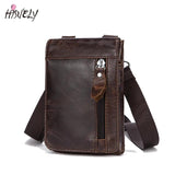 Leather Waist Packs Pack Belt Bag Phone Pouch Bags Travel Waist Pack Male Waist