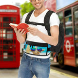 Waterproof Beach Pattern Waist Bag for Running