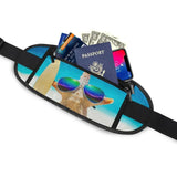 Waterproof Beach Pattern Waist Bag for Running