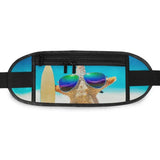 Waterproof Beach Pattern Waist Bag for Running