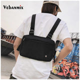 Punk Style Tactical Chest Rig Bag Hip Hop Streetwear Men Messenger Shoulder Bags