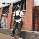 Punk Style Tactical Chest Rig Bag Hip Hop Streetwear Men Messenger Shoulder Bags