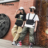 Punk Style Tactical Chest Rig Bag Hip Hop Streetwear Men Messenger Shoulder Bags