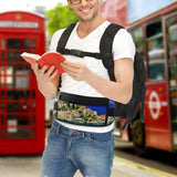 Unisex Running Belt Bag Waist Band Bag Pack Travel Jogging Waist Pack