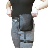 Waist Leg Bag PU Leather Fanny Pack Shoulder Bag