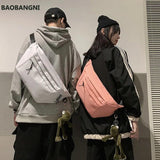 Large Capacity Chest Bag Unisex Fanny Pack Streetwear Chest Bag Hip Hop Bags