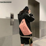 Large Capacity Chest Bag Unisex Fanny Pack Streetwear Chest Bag Hip Hop Bags