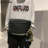 Large Capacity Chest Bag Unisex Fanny Pack Streetwear Chest Bag Hip Hop Bags