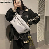 Large Capacity Chest Bag Unisex Fanny Pack Streetwear Chest Bag Hip Hop Bags