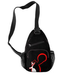 Danganronpa Monokuma Crossbody Chest Bag, Waterproof Travel Shoulder Bag