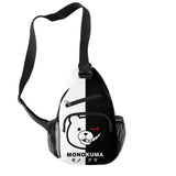 Danganronpa Monokuma Crossbody Chest Bag, Waterproof Travel Shoulder Bag