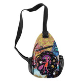 Harajuku Midnight Gospel 3D Print Chest Bag