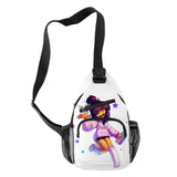 Harajuku Aphmau 3D Print Chest Bag Waterproof Crossbody Streetwear Shoulder Bag
