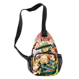 Harajuku 7 Sins 3D Print Chest Bag Oxford Waterproof Outdoor Shoulder Bag