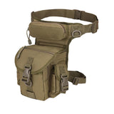 Men's Camo Drop Leg Bag Utility Waist Belt Pack