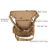 Men's Camo Drop Leg Bag Utility Waist Belt Pack