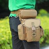 Men's Camo Drop Leg Bag Utility Waist Belt Pack