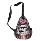 Harajuku Paimon 3D Print Chest Bag Boys/Girls Outdoor Crossbody Bag