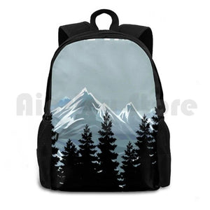 Vintage Skiing Poster Outdoor Sports Bag