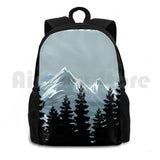 Vintage Skiing Poster Outdoor Sports Bag