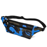 Dark Grain Camo Bum Bag Canvas Fanny Pack