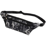 Dark Grain Camo Bum Bag Canvas Fanny Pack