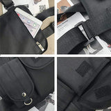Men Multicolor Chest Rig Functional Tactical Cross Waist Bag