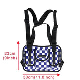 Men Multicolor Chest Rig Functional Tactical Cross Waist Bag