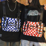 Men Multicolor Chest Rig Functional Tactical Cross Waist Bag