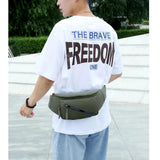 Oxford Waterproof Waist Bag Fanny Pack Chest Shoulder Outdoor Travel Unisex